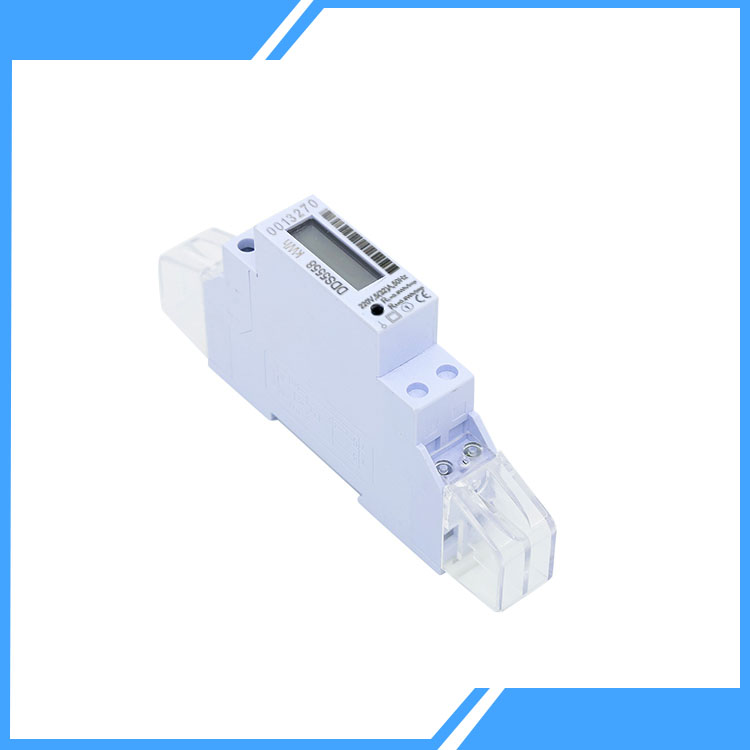 Mini Din Rail Meter Energi Super Kapasitor Kwh