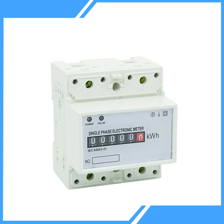 Din Rail Tipe Bi-directional Energy Meter