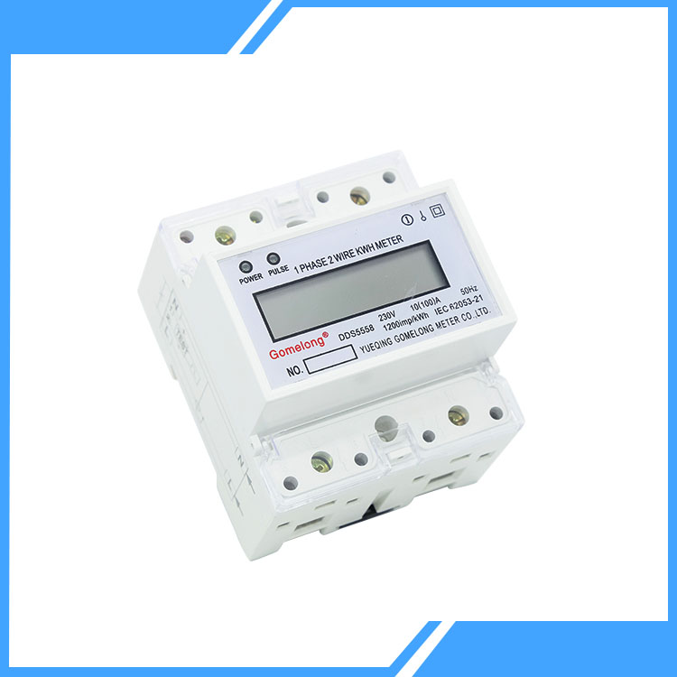 4P Din Rail Melampirkan Meteran Energi Dua Arah