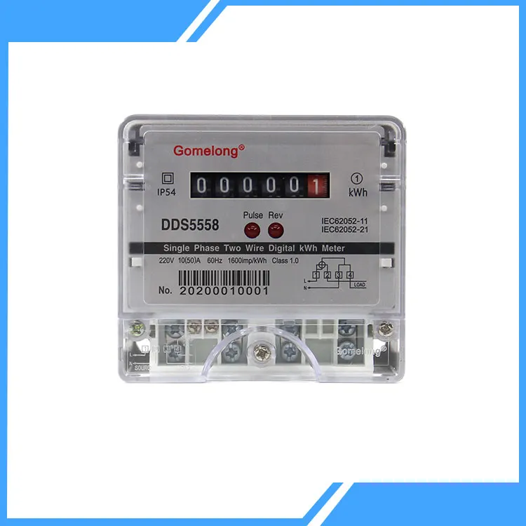 Apa karakteristik meter energi elektronik fase tunggal?